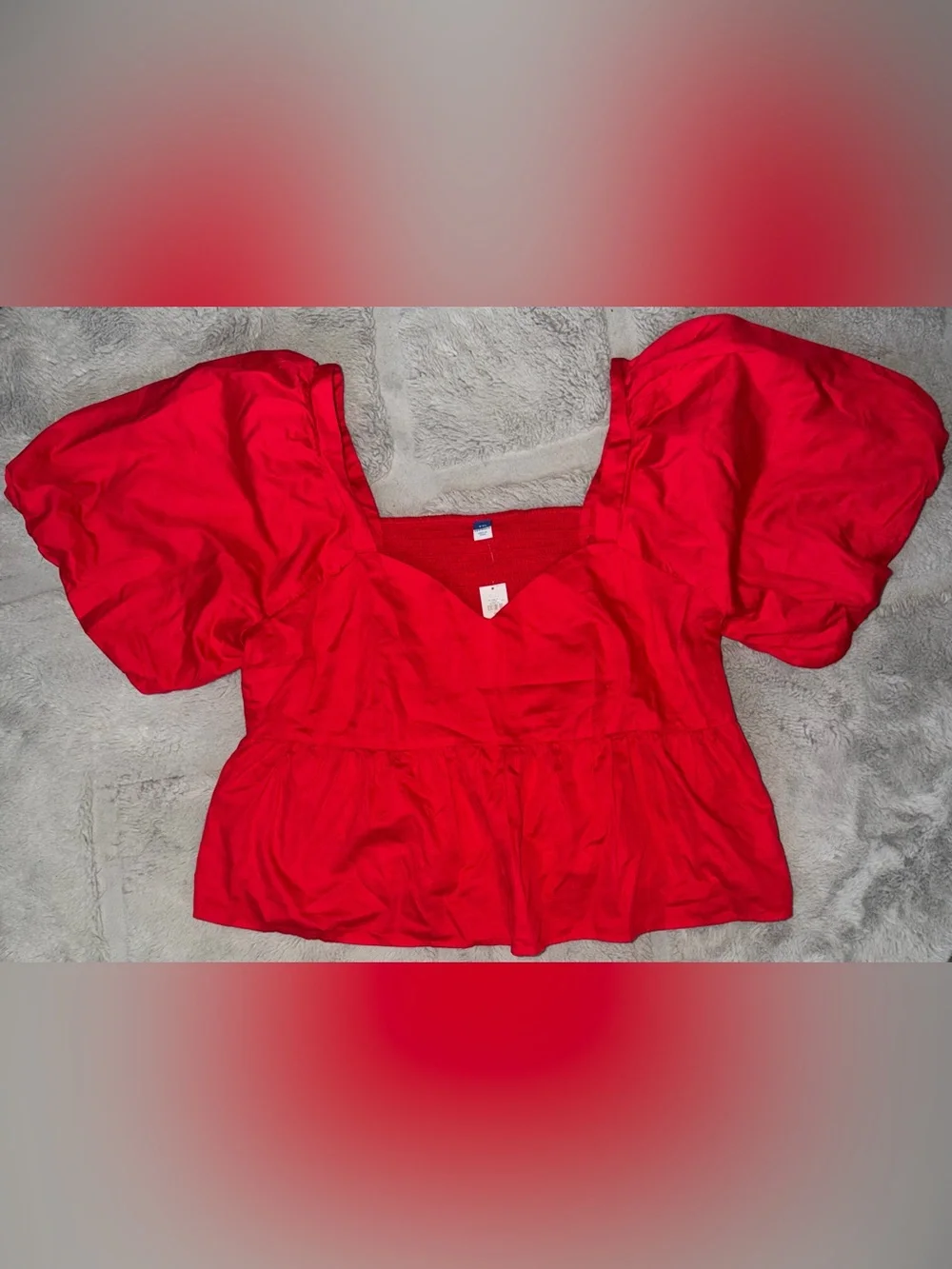 Old Navy vibrant red